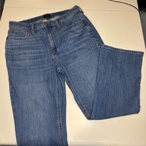 J. Crew Mid-Rise Flare Crop Jeans Size 29